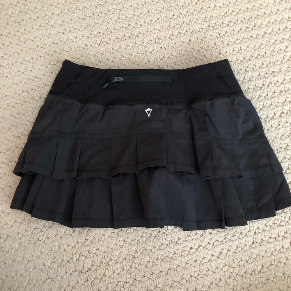 Black Ivivva Ruffled Skort